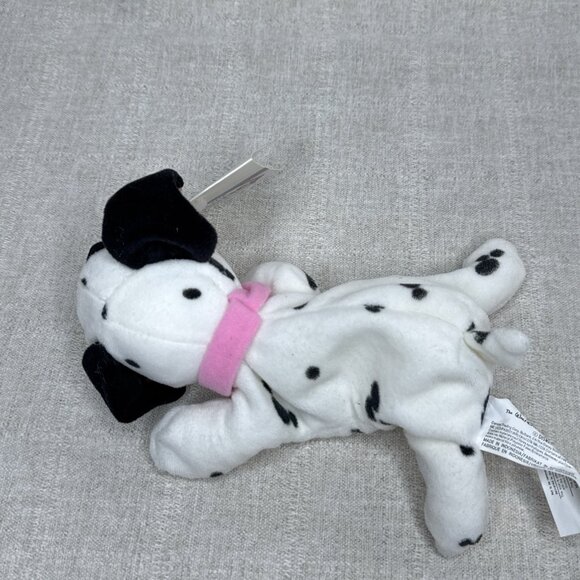 101 Dalmatians Jewel Dog The Disney Store Bean Bag 8" Plush Stuffed Toy - Picture 4 of 5